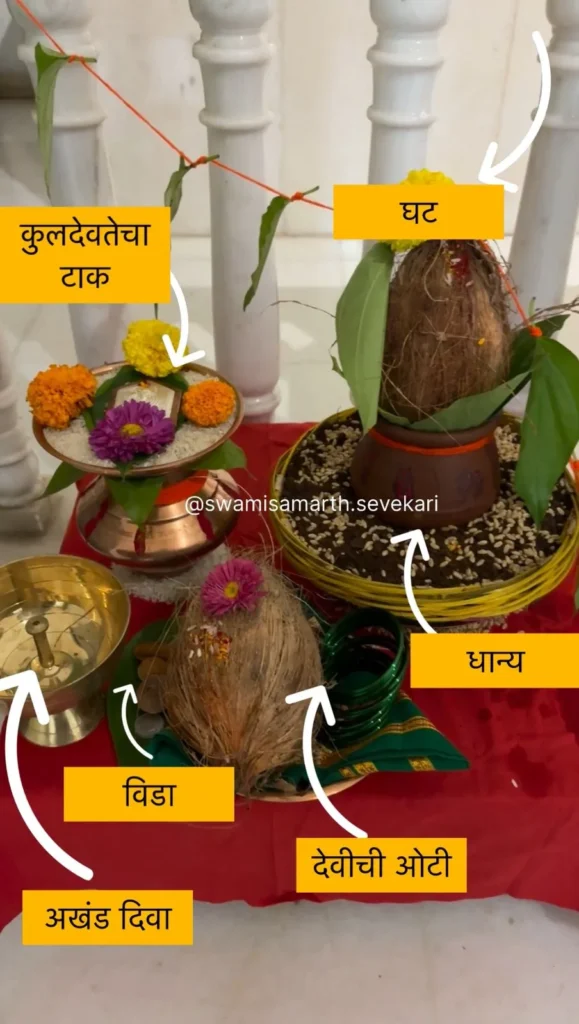 नवरात्रि घटस्थापना
